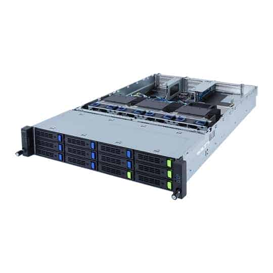 Gigabyte R282-G30 3rd Gen Xeon Ice Lake 2U 3 Double Slot GPU Barebone Server